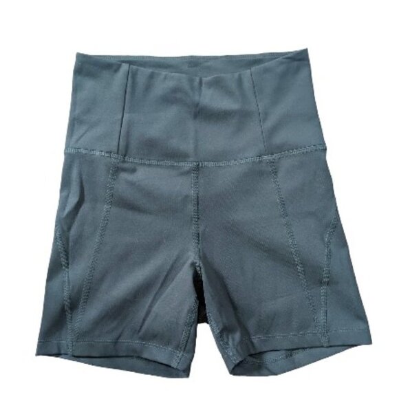 Girlfriend Collective Moss High-Rise Run Short Green Size XS - Picture 2 of 7